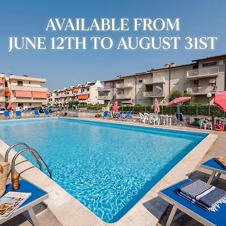 Beachfront Free Parking-pool 50m From Sea Lejlighed Chioggia